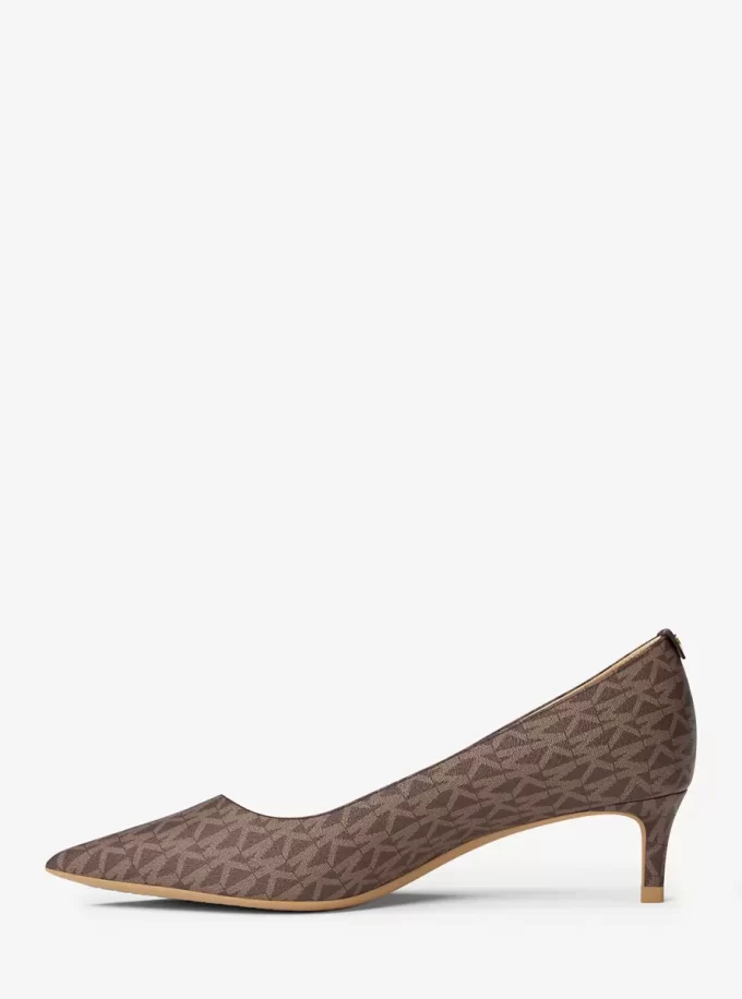 Alina Flex Signature Logo Kitten Heel Pump Alina Flex Signature Logo Kitten Heel Pump