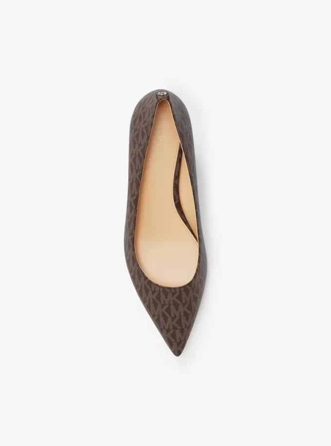 Alina Flex Signature Logo Kitten Heel Pump Alina Flex Signature Logo Kitten Heel Pump