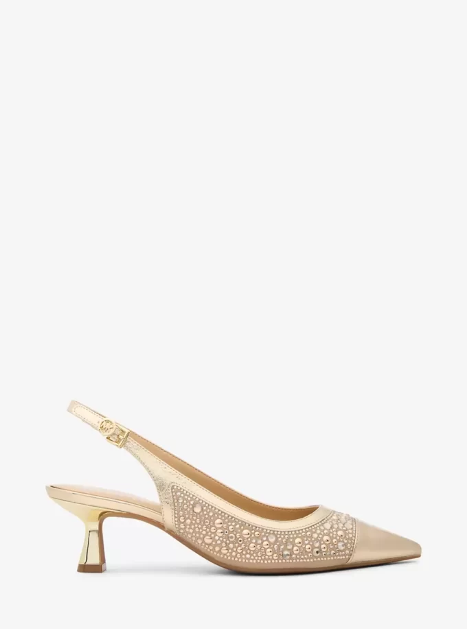 Amali Embellished Metallic Pump Amali Embellished Metallic Pump