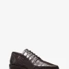 Annette Crocodile Embossed Patent Leather Oxford Annette Crocodile Embossed Patent Leather Oxford