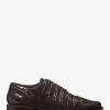 Annette Crocodile Embossed Patent Leather Oxford Annette Crocodile Embossed Patent Leather Oxford