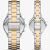 Aspyn His and Hers Pavé Two-Tone Watch Set Aspyn His and Hers Pavé Two-Tone Watch Set