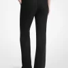 Bootcut Stretch Wool Blend Pants