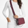 Bryant Medium Burnished Leather Camera Crossbody Bag