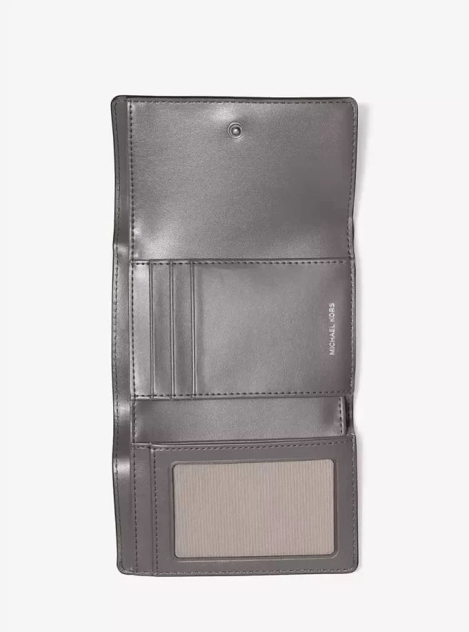 Bryant Medium Burnished Leather Tri-Fold Wallet