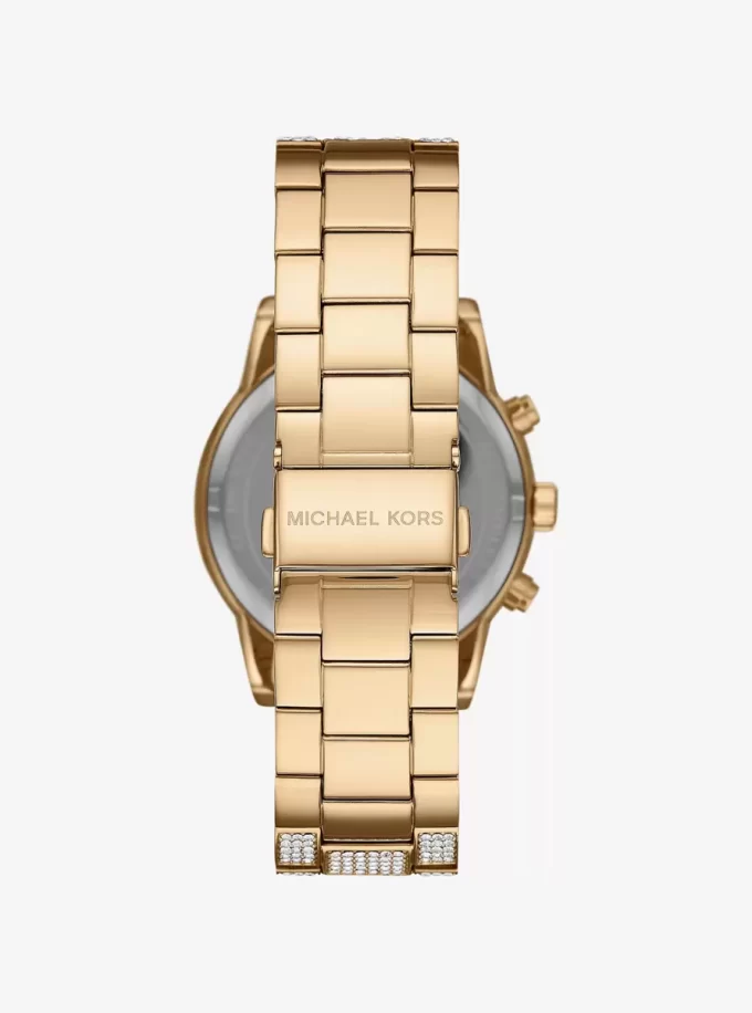Bryant Pavé Gold-Tone Watch