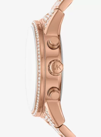 Bryant Pavé Rose Gold-Tone Watch