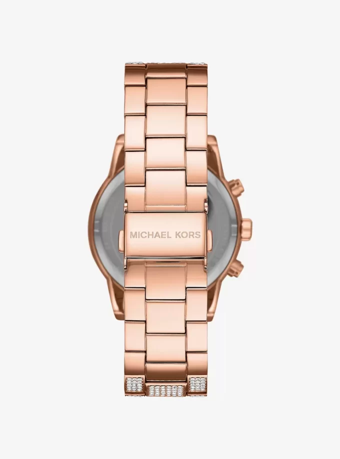 Bryant Pavé Rose Gold-Tone Watch