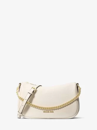 Carmela Medium Pebbled Leather Convertible Crossbody Bag