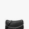 Carmela Medium Pebbled Leather Crossbody Bag
