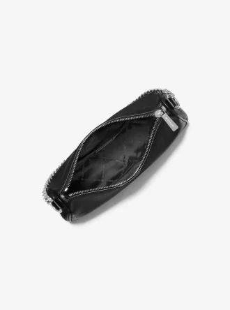 Carmela Medium Pebbled Leather Crossbody Bag