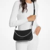 Carmela Medium Pebbled Leather Crossbody Bag