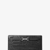 Carson Large Patent Crocodile Embossed Wallet Carson Large Patent Crocodile Embossed Wallet
