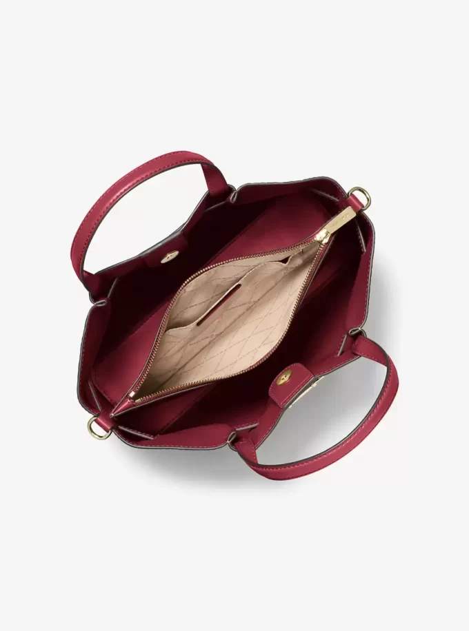 Carson Medium Crocodile Embossed Satchel Carson Medium Crocodile Embossed Satchel