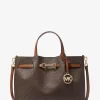 Carson Medium Signature Logo Satchel Carson Medium Signature Logo Satchel