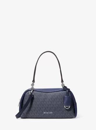 Cecily Small Signature Logo Shoulder Bag