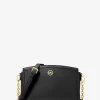 Chantal Large Pebbled Leather Crossbody Bag