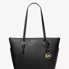 Charlotte Large Saffiano Leather Top-Zip Tote Bag Charlotte Large Saffiano Leather Top-Zip Tote Bag