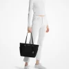 Charlotte Large Saffiano Leather Top-Zip Tote Bag Charlotte Large Saffiano Leather Top-Zip Tote Bag