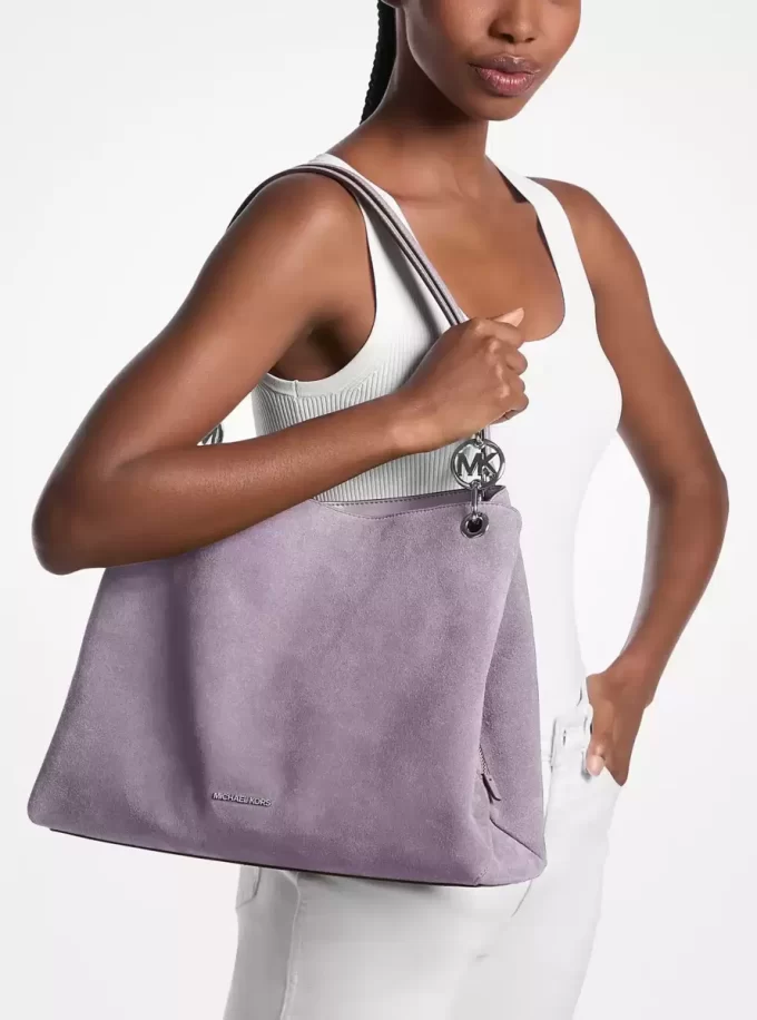 Christina Large Suede Shoulder Bag Christina Large Suede Shoulder Bag