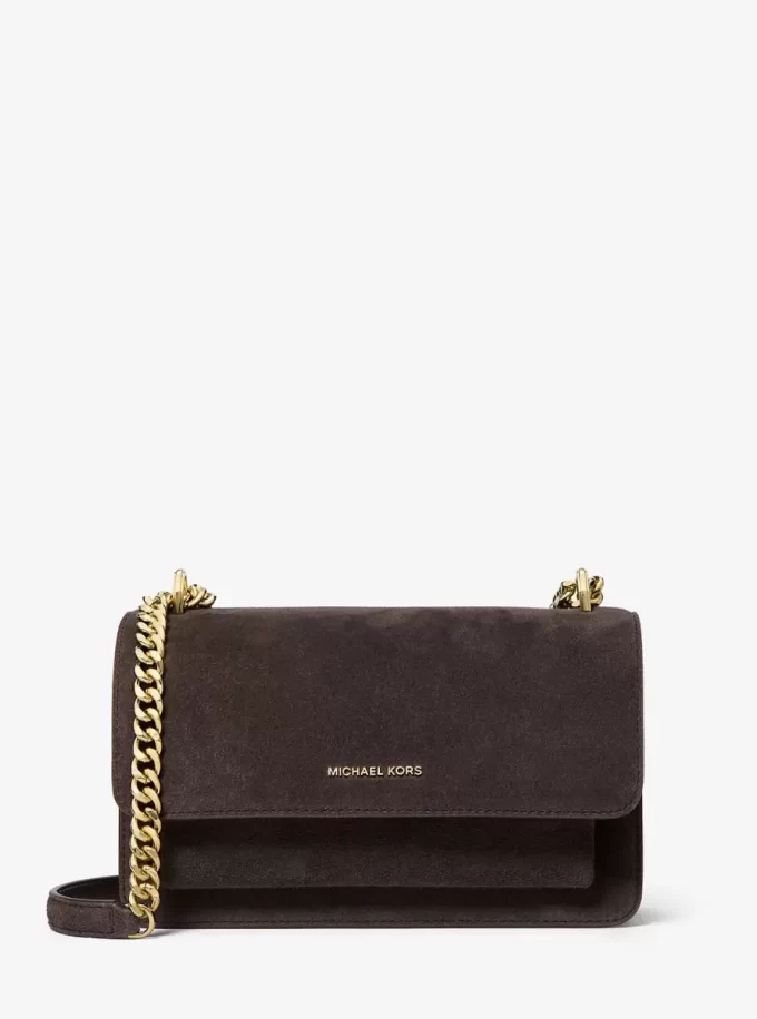 Claire Large Suede Shoulder Bag Claire Large Suede Shoulder Bag