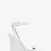 Claudia Specchio Leather Wedge Sandal