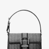 Colby Medium MK2000 Logo Jacquard Shoulder Bag Colby Medium MK2000 Logo Jacquard Shoulder Bag
