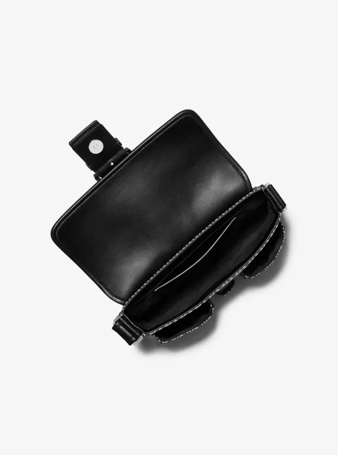 Colby Medium MK2000 Logo Jacquard Shoulder Bag Colby Medium MK2000 Logo Jacquard Shoulder Bag