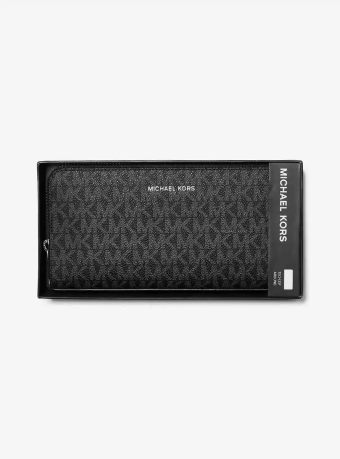 Cooper Logo Zip-Around Wallet