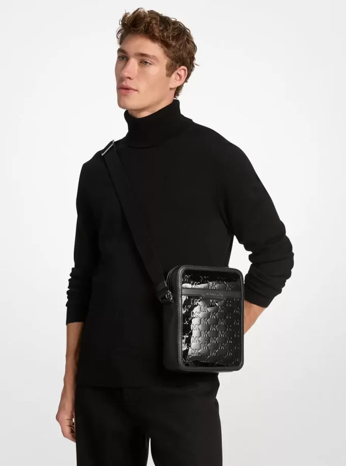 Cooper Metallic Logo Debossed Flight Bag Cooper Metallic Logo Debossed Flight Bag