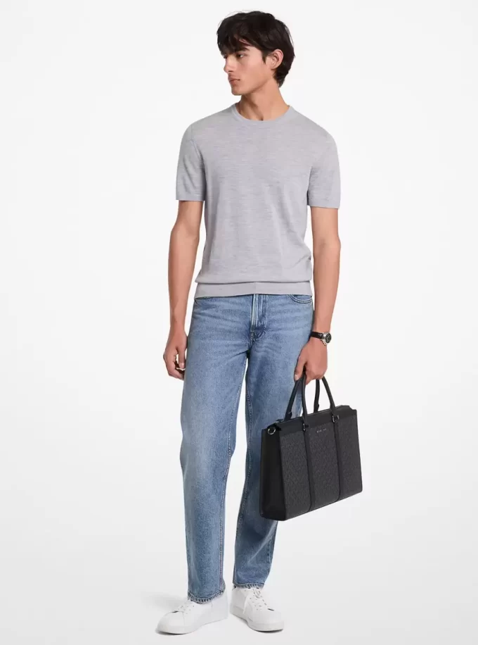 Cooper Signature Logo Briefcase