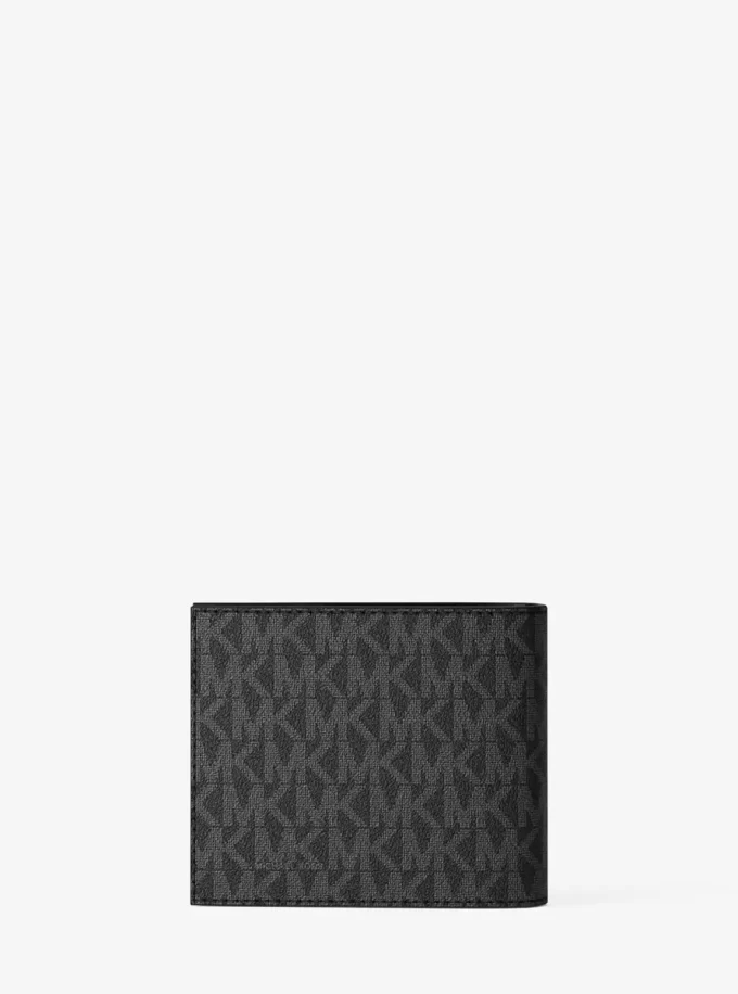 Cooper Striped Signature Logo Billfold Wallet