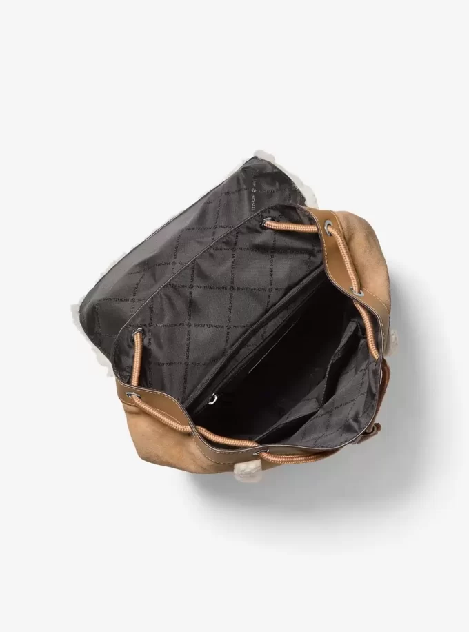 Cooper Suede and Sherpa Backpack Cooper Suede and Sherpa Backpack