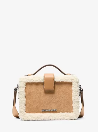 Cooper Suede and Sherpa Crossbody Bag