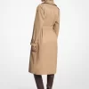 Cotton Blend Belted Trench Coat Cotton Blend Belted Trench Coat