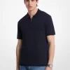 Cotton Zip-Up Polo Shirt Cotton Zip-Up Polo Shirt