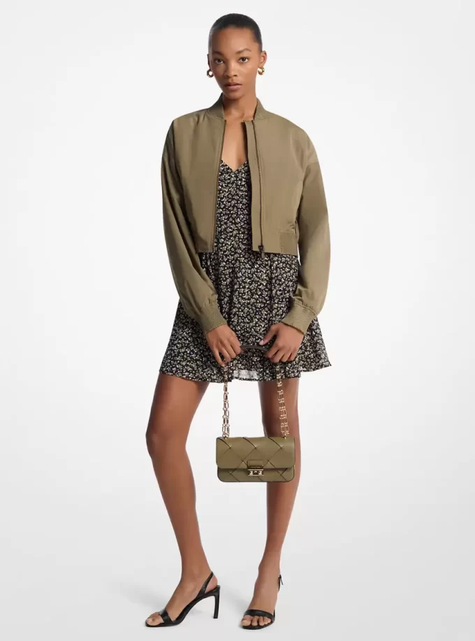 Cropped Bomber Jacket Cropped Bomber Jacket