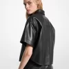 Cropped Leather Shirt Cropped Leather Shirt
