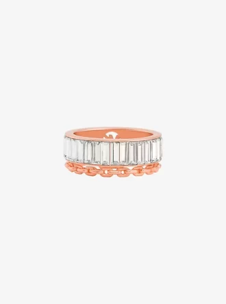 Cubic Zirconia Double Layered Ring Cubic Zirconia Double Layered Ring