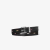 Cutout Leather Blend Belt