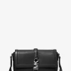 Cyrus Small Pebbled Leather Crossbody Bag