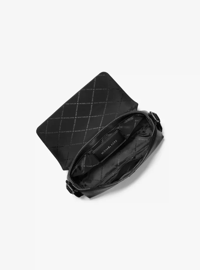 Cyrus Small Pebbled Leather Crossbody Bag