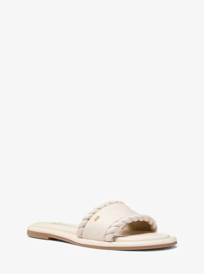 Dana Leather Slide Sandal