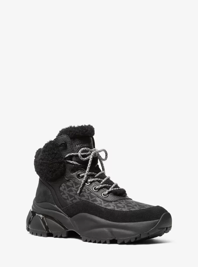 Darius Mixed-Media Boot Darius Mixed-Media Boot