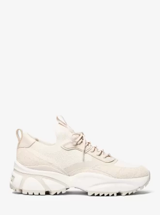 Darius Suede and Stretch Knit Trainer Darius Suede and Stretch Knit Trainer