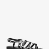 Darrington Crackled Leather Sandal