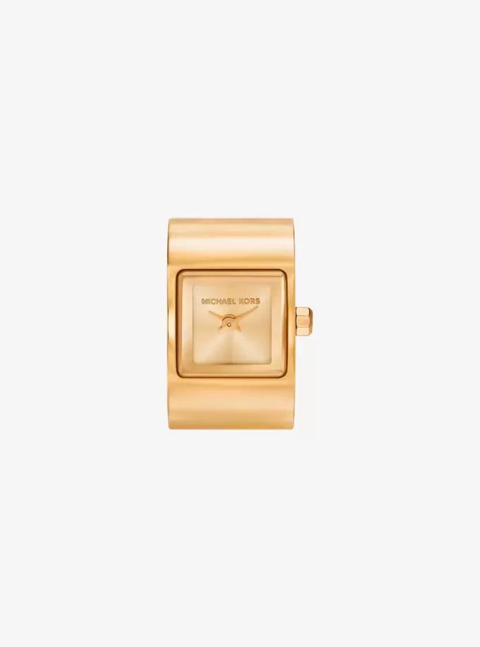 Darrington Gold-Tone Ring Watch