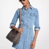 Denim Belted Mini Dress Denim Belted Mini Dress