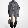 Double Face Wool Blend Cape