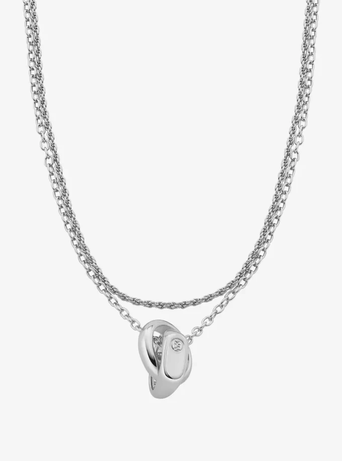 Double Layered Intertwined Necklace Double Layered Intertwined Necklace